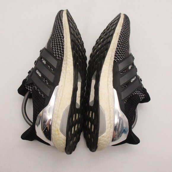 Adidas UltraBoost 2.0 Silver Medal Black Men's Size 10 Athletic Shoes BB4077 - Picture 6 of 9
